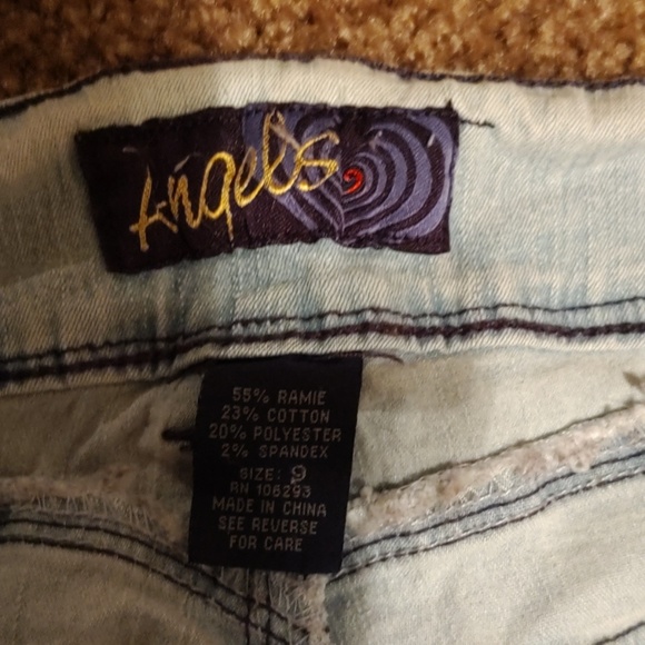 Crop and cuffed jeans size 9 - Picture 2 of 3